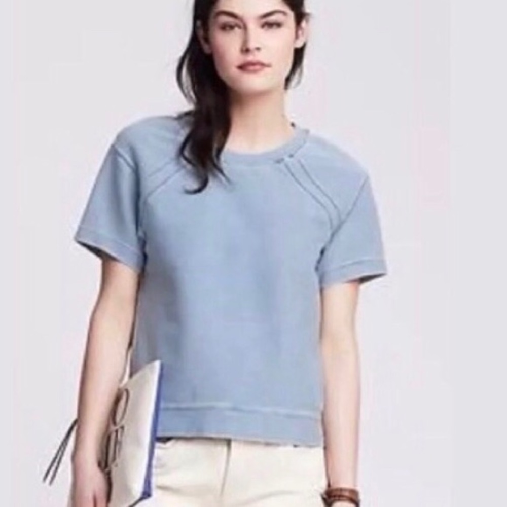 Banana Republic Denim Crop Top Size XS